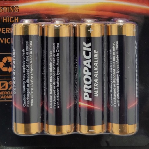 VÝKONNÉ AA ALKALICKÉ BATÉRIE 4 KS ALKALICKÝ PROPACK LR06 AA 1,5V + ZADARMO