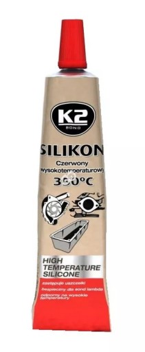 Vysokoteplotný silikón K2 21g