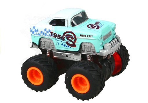 Auto 4x4 klasický model na veľkých kolesách 4 farby