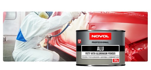 Autotmel Hliníkový tmel na opravy Novol Alu 250g