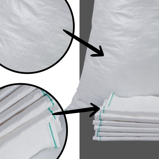 SILNÉ VRECKÁ 25-30KG NA KRMIVO UHĽNÉ ZRNO Husto tkané 50x85cm
