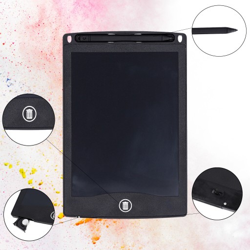 GRAFICKÝ TABLET s popisom, tabuľka, stylus, 19x28,5 pre deti, na kreslenie, 12'