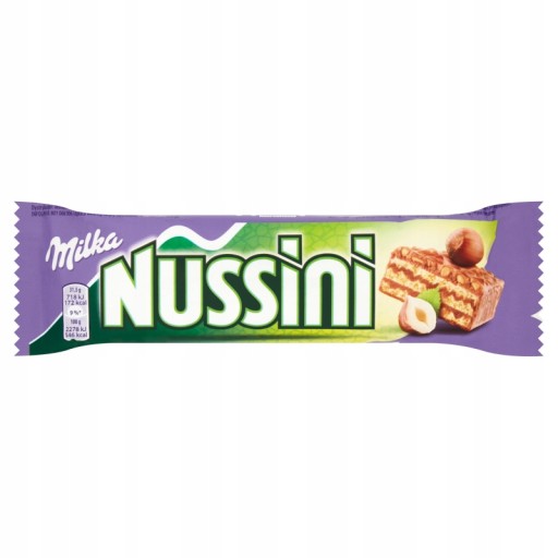 Milka Nussini orechová oblátka v mliečnej čokoláde 1 ks 31,5 g z Nemecka