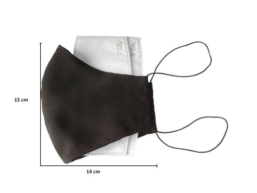 MASKA, opakovane použiteľná profilovaná MASKA + 2 FILTRE