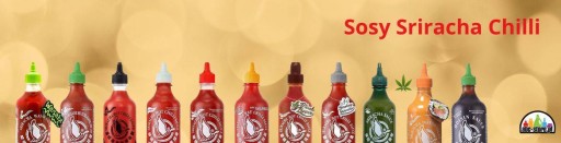 Sriracha Konopné chilli horúca konopná omáčka Flying Goos Konopný olej 200 ml