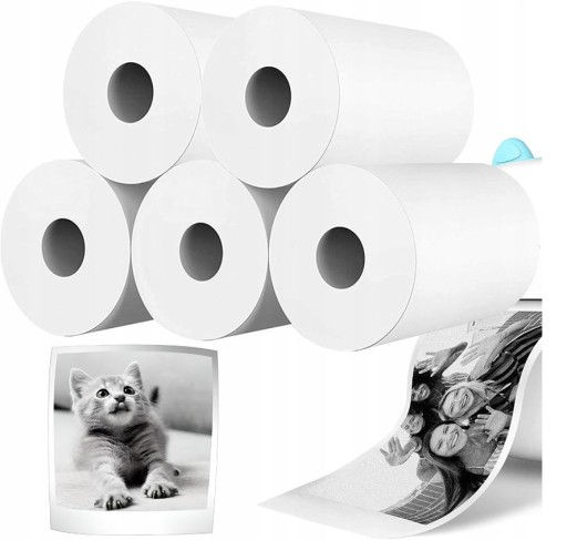 TEPELNÉ PAPIEROVÉ KAZETY PRE TLAČIAREŇ DRUKUŚ 10 KS. PAPIER NA TLAČ