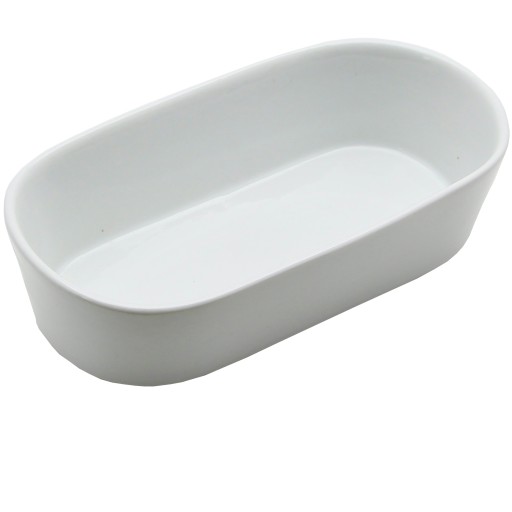 BIELE OVÁLY OVÁLNY PORCELÁN ĽAHKOODOLNÝ PORCELÁN