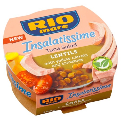 Rio Mare šalát so šošovicou a tuniakom 160G