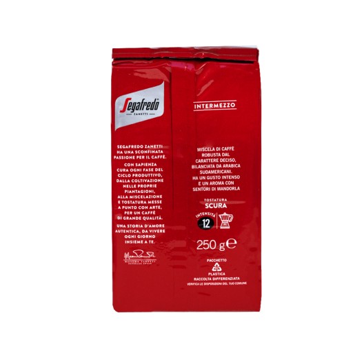 SEGAFREDO INTERMEZZO mletá káva 0,25 kg