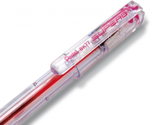 Pentel Superb BK77 guľôčkové pero 0,7 mm červené x 3