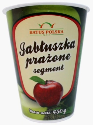 PRAŽENÉ JABLKO 90% 1/8 '450 g