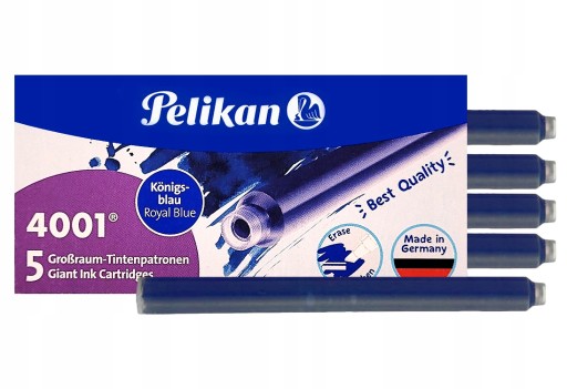 Dlhé náboje Pelikan 4001 GTP/5 Blue