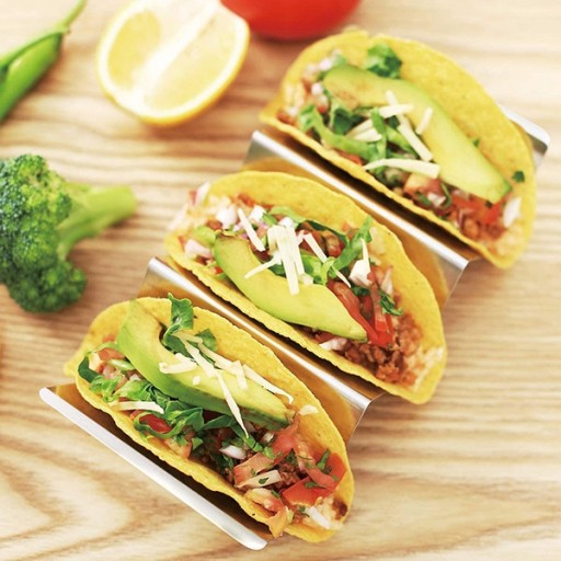OCEĽOVÁ RANDOVÁ RÚČKA NA PODÁVANIE NA SNACK TACOS