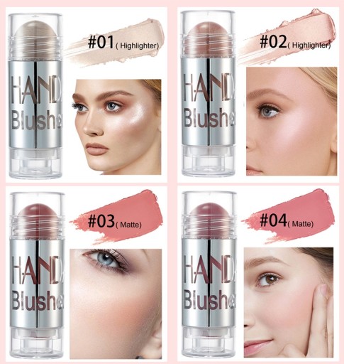Zvýrazňovač tváre Púdrová lícenka Bronzer Cream Stick Blusher #7