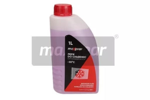 MAXGEAR KVAPALINA RADIÁTOROV 1L -35°C (fialová) G12+ S PRÍSADAMI BASF