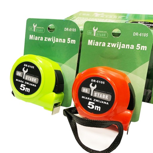 5m zvinovací meter s tlačidlom DR lock. STARK