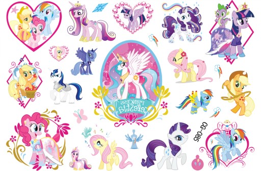 Odnímateľné tetovanie pre deti PONY HORSES CG085