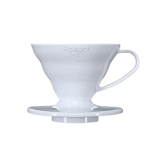 HARIO ODKAPÁVAČ KÁVY PLASTOVÝ BIELY V60-01