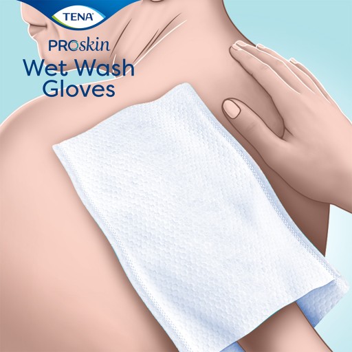 Rukavice Tena Wet Wash 8 ks.
