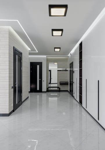 LED stropné svietidlo prisadené na povrch 18W 1980lm 4000K čierny štvorec