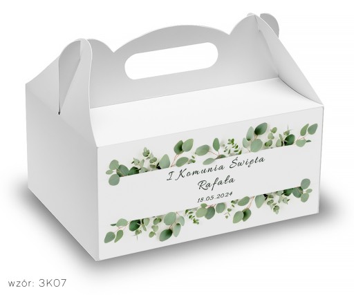 prijímacie koláčové boxy Sväté prijímanie + personalizácia