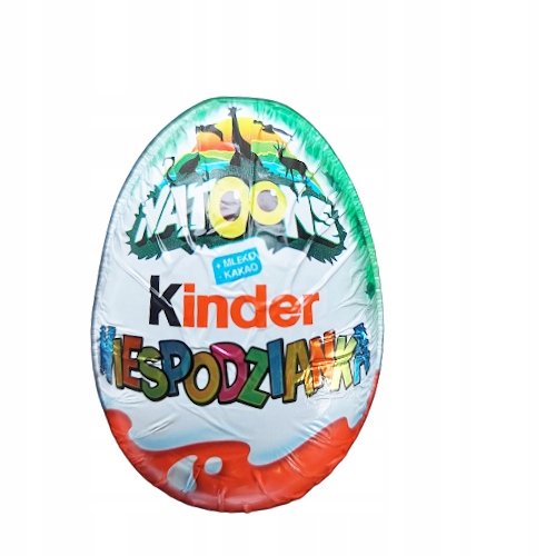 KINDER VAJCIA NATOONS 20G. DÁTUM: 1. 6. 2024