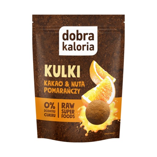 Zdravý snack kakaové guľky s nádychom pomarančových datlí Mandle Orechy x2