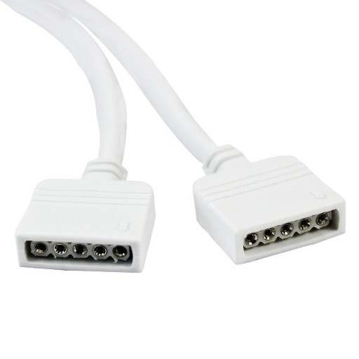 PREdlžovací kábel pre RGBW LED pásik, 5-pinový konektor, 1m