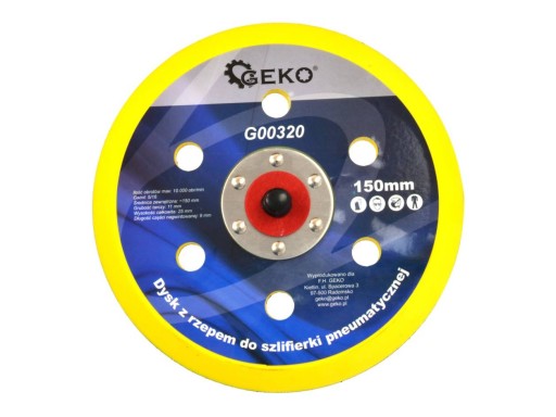 DISK SO VELKÝM CROKOM NA VZDUCHOVÚ BRÚSKU 150MM