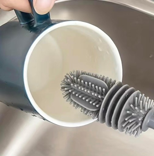 SILIKÓNOVÁ FĽAŠA UMÝVACIA KEFKA umývačka čistič GLASSES BRUSH