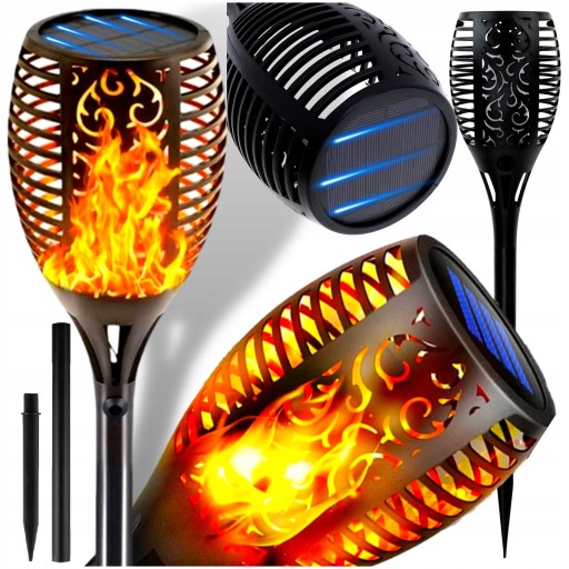 VEĽKÁ solárna záhradná lampa 58CM TORCH