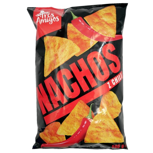 CHILI NACHOS Tres Amigos chilli nachos 500g