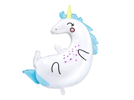 Balónik UNICORN s jednorožcom pre hélium, 1.-9.narodeniny