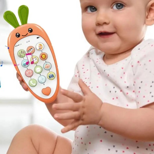 TELEFÓN PRE DETI INTERAKTÍVNY VZDELÁVACÍ SMARTFÓN HRAČKA HRA DETI HRY