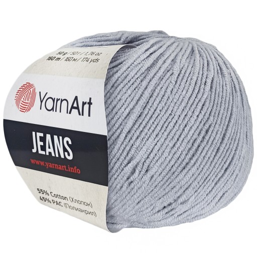 YARNART JEANS 80 oceľová priadza