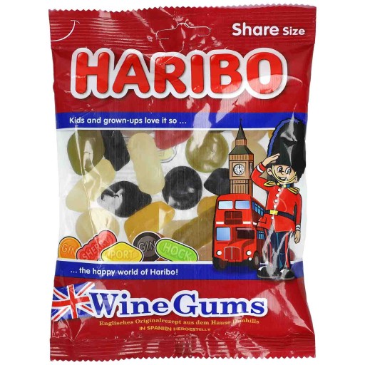 Haribo Wine Gums Gummies 175g