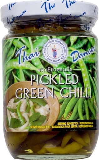Horúce zelené chilli papričky 200g thajské