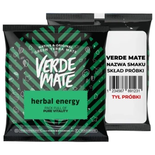 Yerba Verde Mate Herbal Energy 50g vzorka