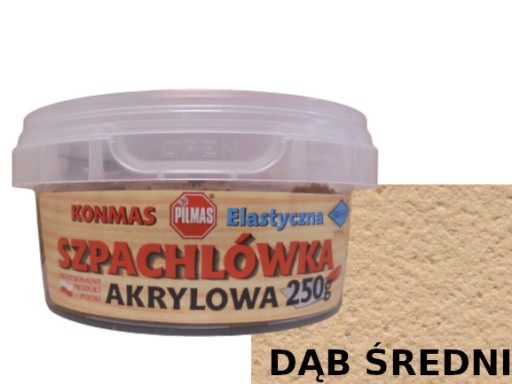 AKRYLÁTOVÁ PLNIČKA ELAST KONMAS 250g STREDNÝ DUB