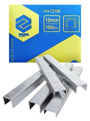 ŠTÍTKY NA ČALÚNENIE oceľ typ 53 na drevo 10mm / 11,3mm - 1000 ks.