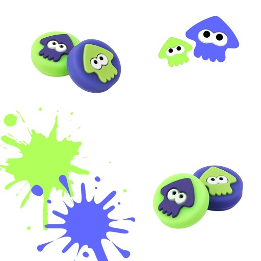 2x ERASER OVERLAYS ANALOGS SWITCH OLED Splatoon 3