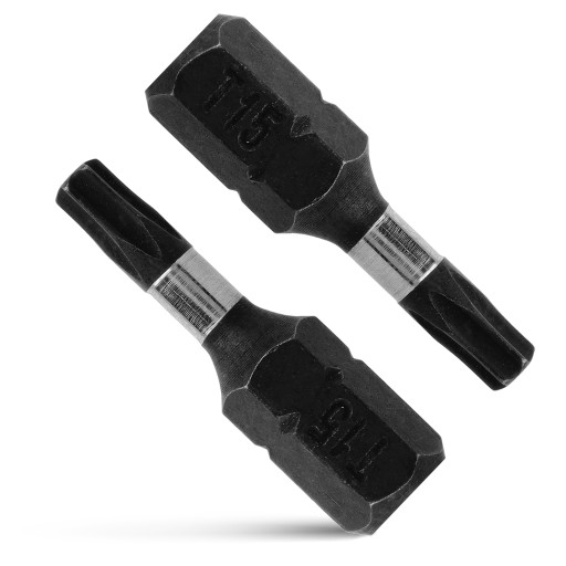 Nárazový bit Nárazové bity TX15 25mm | Nárazový bit pre skrutkovač 2 ks.