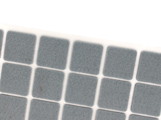 Samolepiace plsti STAROSTLIVOSŤ O PODLAHU 30x30 mm SVETLO SIVÁ