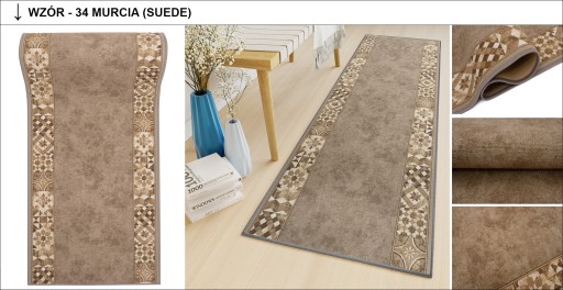 PROTIŠMYKOVÝ koberec 67 cm klasický, elegantný, pogumovaný na géli