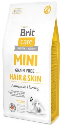 Brit Care Mini Hair & Skin bez obilnín 400 g