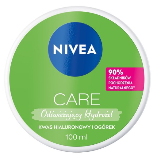NIVEA Care gélový krém na tvár s uhorkou a kyselinou hyalurónovou 100 ml