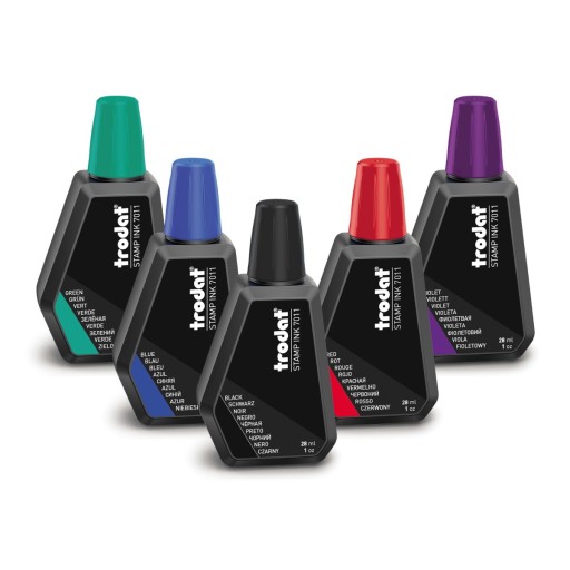 PREMIUM TRODAT 7011 atrament na pečiatky a pečiatky FIALOVÁ 28ml