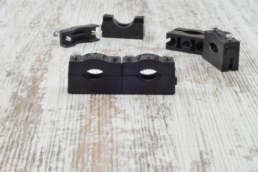 loft čierny držiak pletenej šnúry 3x1,5 3x2,5mm loft retro
