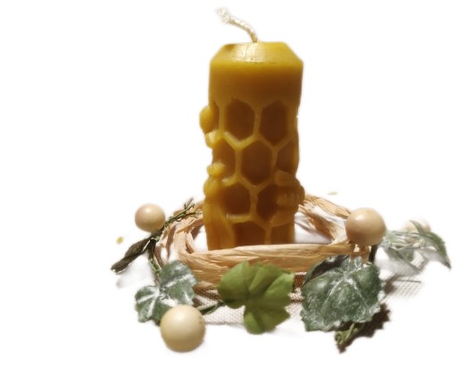 Včelí vosk Sviečka Bee Slice darček