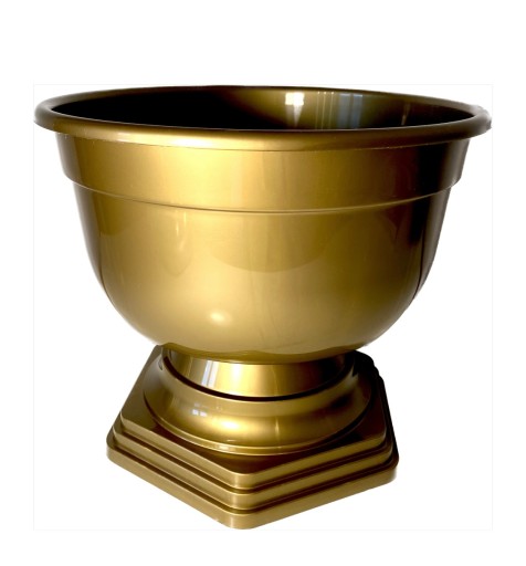 Obal na misu Kvetináč so zlatou nohou BOWL4 tomplastic na chryzantémy